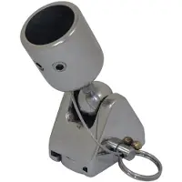 Oem Marine Stainless Steel Rail Mount Articulated Hood Support 22 Mm Zilver 30 x 42 x 82 mm