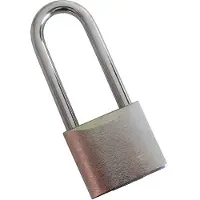 Wally Long Bow Padlock Zilver 50 mm