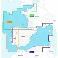 Garmin Npeu009r Portugal&spain/northwest Navionics+ Micro Sd/sd Card Map Transparant