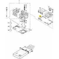 VETUS D/dt 47209 Gasket Cover Cap Zilver