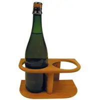 Bamboo 2 Bottle Bottle Holder Bruin 95 mm