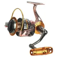 Akami Taiga Jigging Reel Zwart,Goud 70