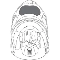 AGV Sportmodular Helm Kin Gordijn