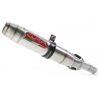 Gpr Exhaust Systems Deeptone Inox Honda X-adv 750 16-20 Euro 4 Gehomologeerde Slip On Uitlaatdemper