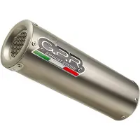 Gpr Exclusive M3 Natural Titanium Scrambler 800 17-20 Euro 4 Cat Gehomologeerde Uitlaatdemper