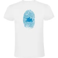 Kruskis Motorbiker Fingerprint T-shirt Met Korte Mouwen