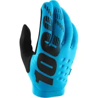 100% Brisker Turquoise Blue Long Gloves || Maat: XXL