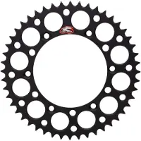 Renthal 99-24 Yam YZ125/X/G/ 250/F/X/450F/FX/ WR250-450F Rear Grooved Sprocket - Blk 520-50P Teeth