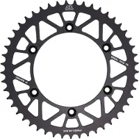 JT Sprockets 520 Jta822.53blk Aluminium Achtertandwiel