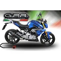 Gpr Exhaust Systems Furore Evo4 Nero Bmw G 310 R 22-23 Ref:e5.bm.cat.93.fne5 With Catalyst Gehomologeerd Compleet Uitlaatsysteem