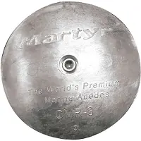 Martyr Anodes Aluminium Cmr4 Trim Tab With Rudder Anode Grijs 127 mm