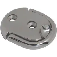 Marine Town Stainless Steel Oval Hinge With Ring Zilver 12 x 70 mm