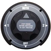 Marine Town Battery Diverter Switch 300a Zilver 160 x 75 mm
