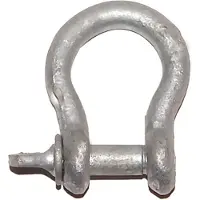 Nantong Five-wood Galvanized Bow Shackle Zilver 38 mm