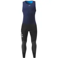 Zhik Long John Microfleece V Skiff 1 Mm Neoprene Sleeveless Wetsuit Blauw S Man