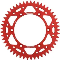 Supersprox Aluminium 49d Ral1512x49red Achtertandwiel