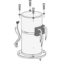 Quick Btq 185+t Motor Spare Part 12v 3300w Zilver