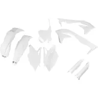 Ufo Kawasaki Kxf 450 2018-2018 Kakit226f-047 Fork Protectors & Plastic Set