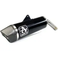 Arrow Maxi Race-tech Aluminium Dark With Carbon End Cap Bmw F 850 Gs ´18-20 Gehomologeerde Uitlaatdemper