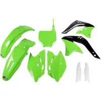 Ufo Kawasaki Kxf 450 2006-2006 Kakit205f-026 Fork Protectors & Plastic Set
