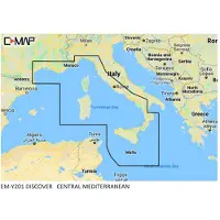C-MAP Central Mediterranean Map Geel