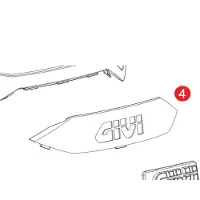 Givi C30-kofferlabel