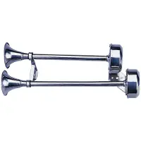 A.a.a. 115db Electromagnetic Horn 10a 12v 400hz Zilver 463.5 x 102 x 127 mm