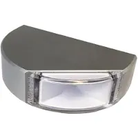 Lumitec Aluminium Port/red Side Light Grijs 10-30V