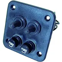 Matromarine Double Control Panel With Fuseholder Goud