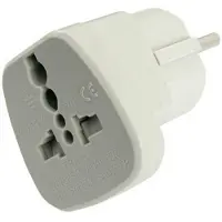 Euromarine Travel Adapter Plug 16a 250v Transparant