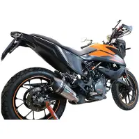 Gpr Exhaust Systems Gp Evo4 Titanium Ktm Adventure 250 2020-2022 E5 Conical Gehomologeerde Slip On Uitlaatdemper