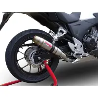 Gpr Exhaust Systems Deeptone Inox Honda Cb400 X 2013-2015 Round Gehomologeerde Slip On Uitlaatdemper