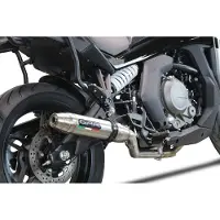 Gpr Exhaust Systems Deeptone Inox Cf Moto 650 Gt 2022-2024 E5 Round Niet Gehomologeerde Slip-on Uitlaatdemper
