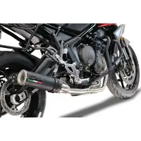 Gpr Exhaust Systems M3 Black Titanium Triumph Tiger Sport 660 2022-2024 E5 Round Gehomologeerd Compleet Uitlaatsysteem