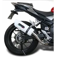 Gpr Exhaust Systems Albus Ceramic Honda Cb400 X 2013-2015 Oval Gehomologeerde Slip On Uitlaatdemper