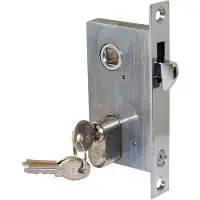 Olcese Ricci Brass Chromed Door Lock Goud 60 x 54 mm