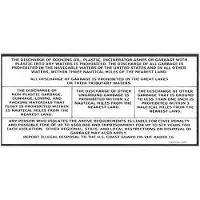 Bernard Engraving Illegal Dumping Plaque Wit