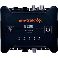 Em-trak B200 Ais Class B+ Baterry Transmitter/receiver 5w Transparant