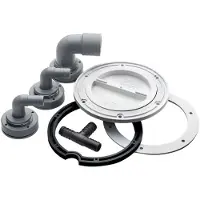 VETUS Elbow Connector Zilver