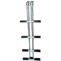 Oem Marine 4 Steps Ladder Zilver 44 x 35 cm