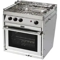 Force 10 Euro Standard Kitchen Stove Zilver 517.5 x 546 x 603 mm
