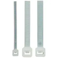 Euromarine Cable Clamp 250 Mm 100 Units Zilver 4.8 mm