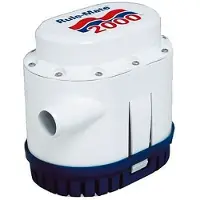 Rule Pumps 2000 Gph Automatic Bilge Pump 24v Transparant 152 x 185 mm