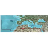 Garmin Eu723l Mar Mediterraneo Marine Charts Blauw