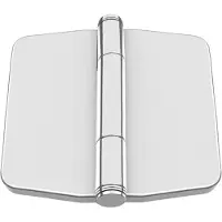 Marine Town Stainless Steel 4949331 Cover Hinge With Standard Knot Transparant