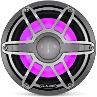JL Audio M6-650x-s-gmti-i M6 Marine Coaxial With Transflective Led Lighting Grijs 75W