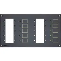 PROS 10 Single-pole Rocker Circuit Breakers Dc Module Zwart