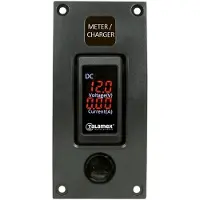 Talamex Gebogen Schakelpaneel Add-on Voltmeter/ampèremeter