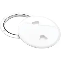 Beckson Marine Twist Out Deck Plate 5´´ Wit