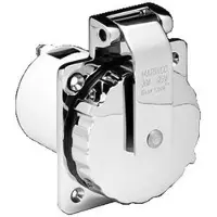 Marinco Stainless Base 32a 220v Zilver
